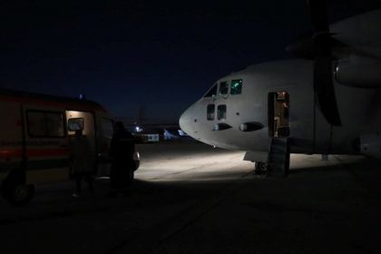 Самолет „Спартан“ на Военновъздушните сили изпълни донорска задача