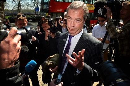 The Times: Партията на Найджъл Фарадж върми към победа на евроизборите във Великобритания