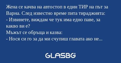 Жена се качва на автостоп в един...