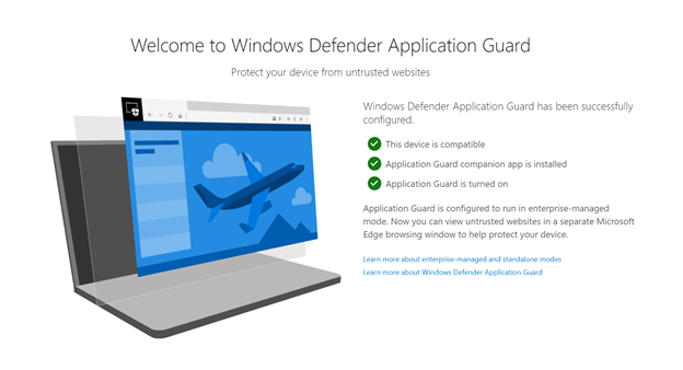 Microsoft представи Windows Defender Application Guard за Chrome и Firefox