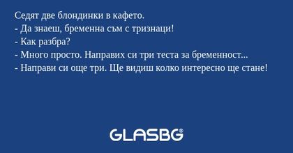 Седят две блондинки в кафето...