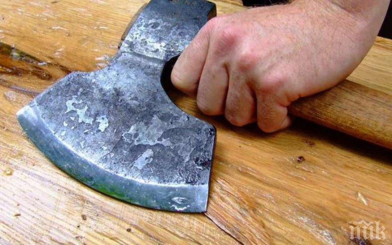 Циганин посече с брадва съсед в Троян, полиция окупира махалата