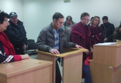 Скандал в съда - заплашили основния свидетел по делото Евстатиев да мълчи (СНИМКИ)