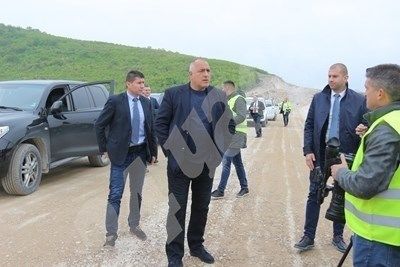 Борисов ще инспектира днес строежа на магистрала
