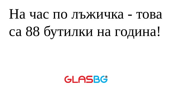 На час по лъжичка - това са 88...