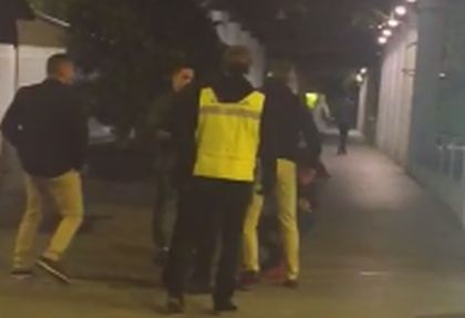 Първо ВИДЕО от поредното "геройство" на нашенец в чужбина! Христо поваля испанеца Андрес с един тежък удар