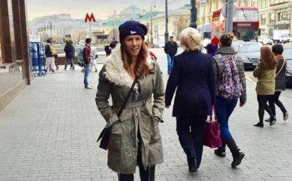 Цвети Пиронкова се радва на зимата