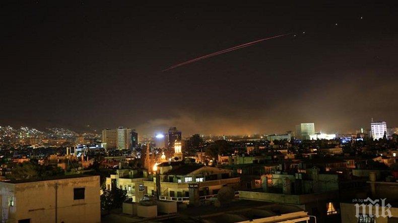 Най-малко двама убити и 11 ранени при експлозии на военно летище край Дамаск