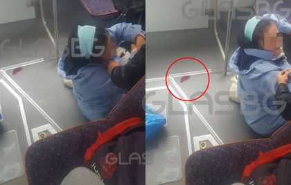 Кръв и счупена ръка в автобус №113! Жена припадна, след като се преби в градския транспорт в Пловдив! СНИМКИ