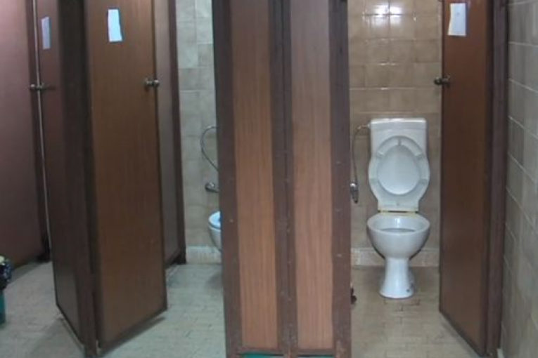 Снимки на тоалетна в благоевградското читалище потресе хората