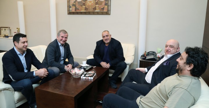 Премиерът Бойко Борисов се срещна с турнирния директор на Sofia Open Горан Джокович