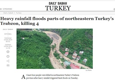 Четирима загинаха при порой в Северна Турция, 6-има са изчезнали