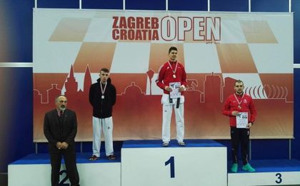 Теодор Георгиев с бронз от Откритото на Хърватия по таекуондо