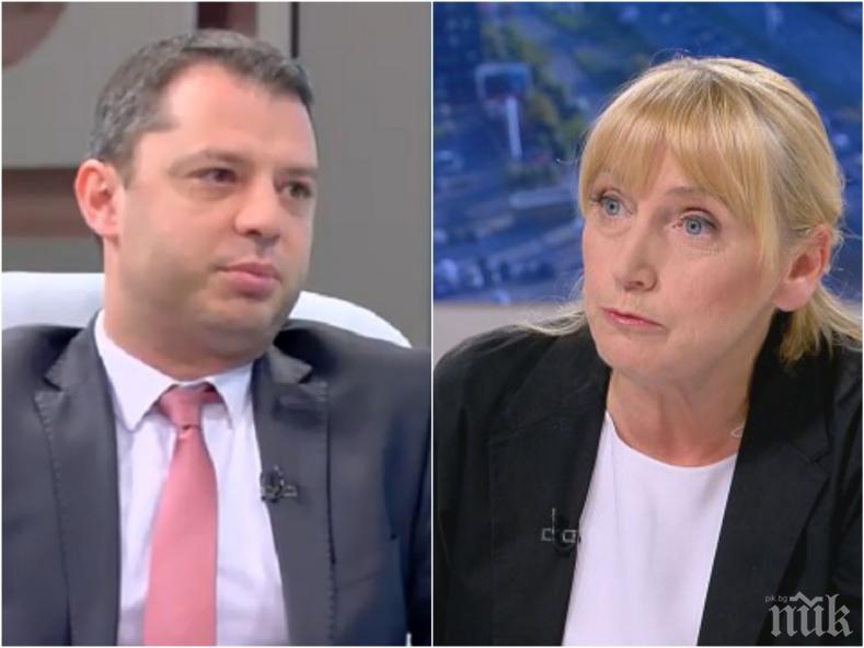 БОМБА В ЕФИРА! Елена Йончева се скри! Делян Добрев в шок: Разрових се в Търговския регистър и какво да видя - тя и Цветан Василев още са съдружници