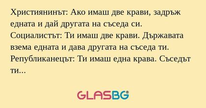 Християнинът: Ако имаш две крави...