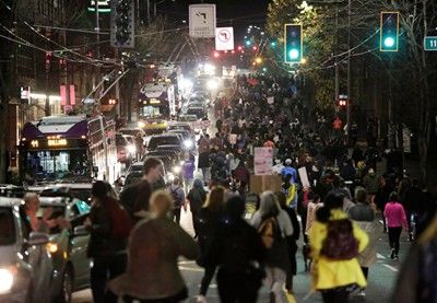 Петима ранени в Сиатъл на протест срещу Тръмп