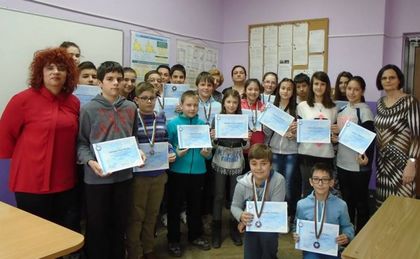 Учениците от ОУ "Елин Пелин" с 37 медала от международно състезание