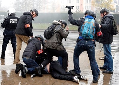 ЕК за протестите в Брюксел: Насилието и вандализмът нямат място в нашето общество
