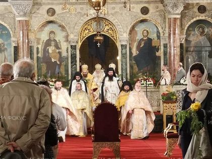 София: Патриарх Неофит оглави празничната Света литургия по повод Цветница в катедралния храм „Св. Александър Невски“