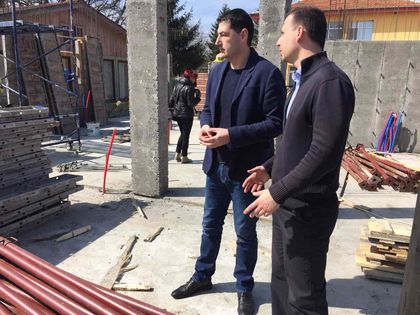 Инспектираха строежа на новата детска градина в Коматево (СНИМКИ)