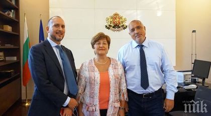 Важна среща на Борисов! Кристалина Георгиева представи на премиера новия представител на Световната банка за България