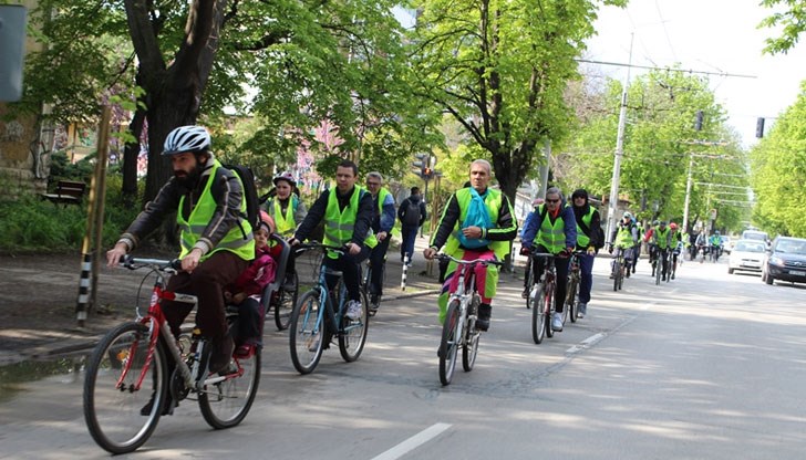 Стотици участници във велопохода Русе - Гюргево