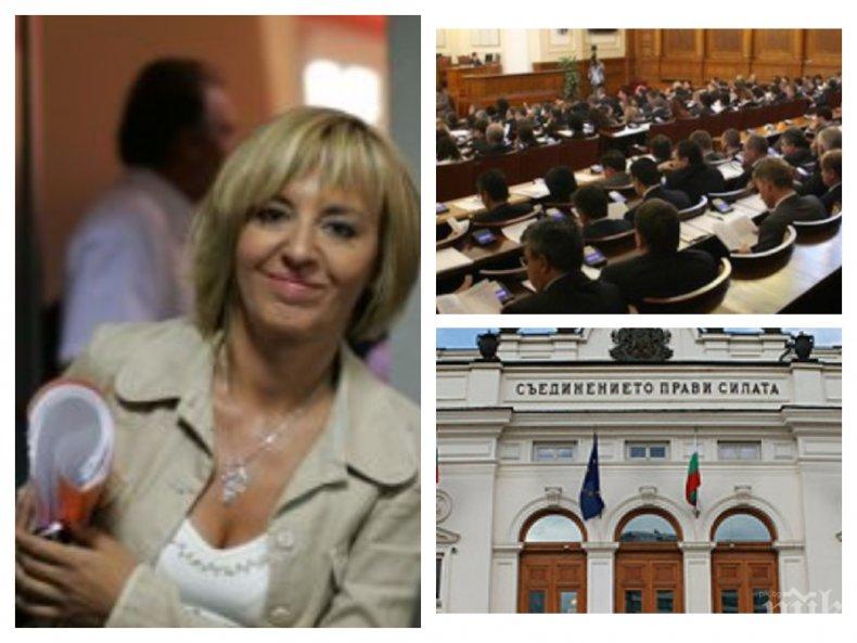 Парламентът препитва омбудсмана Мая Манолова