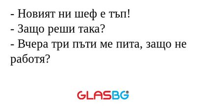 Новият ни шеф е тъп! - Защо реши...