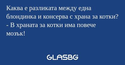 Каква е разликата между една блондинка...