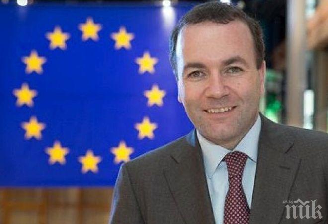 Вебер обявява кандидатура за председател на ЕК, фокусирана на миграцията