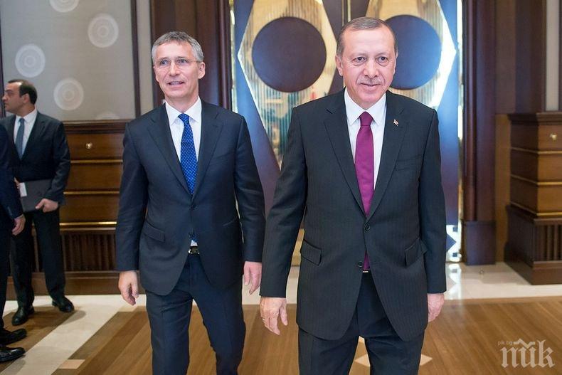 НА ВИСОКО НИВО! Столтенберг се среща с Ердоган