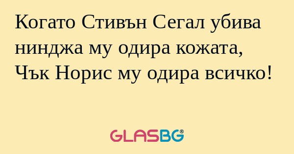 Когато Стивън Сегал убива нинджа...