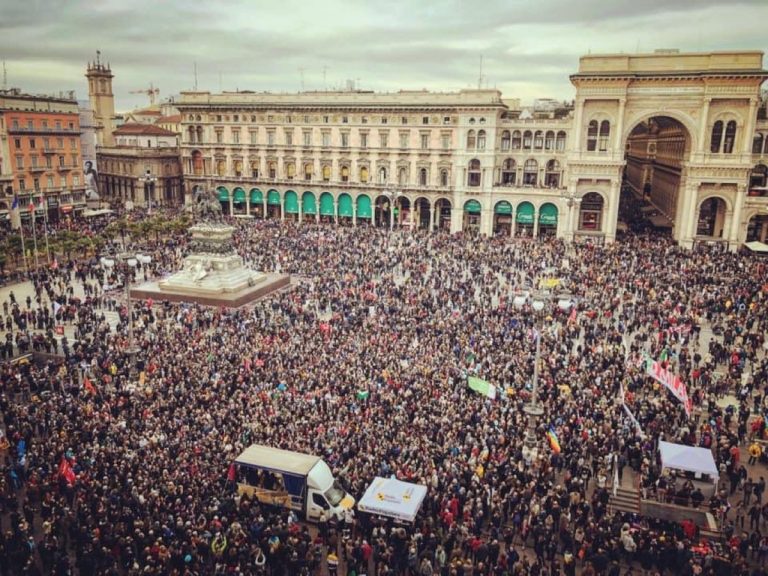 Десетки хиляди излязоха на антирасистки протест в Милано