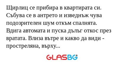 Щирлиц се прибира в квартирата...