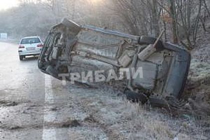 Много пиян джигит се обърна с мерцедеса си край Лом