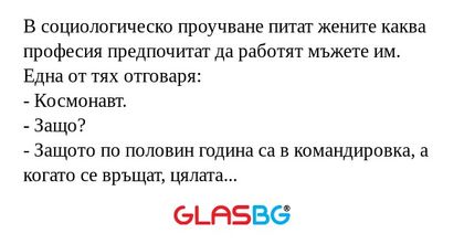 В социологическо проучване питат...
