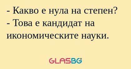 Какво е нула на степен? - Това...