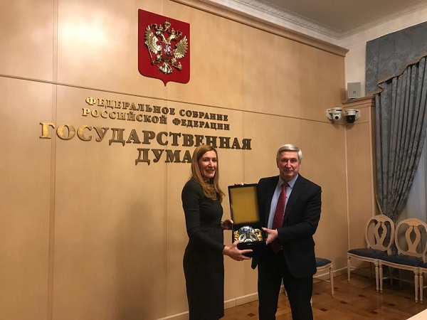 Министър Николина Ангелкова проведе в Москва работна среща с първия зам.-председател на руската Държавна Дума Иван Мелников