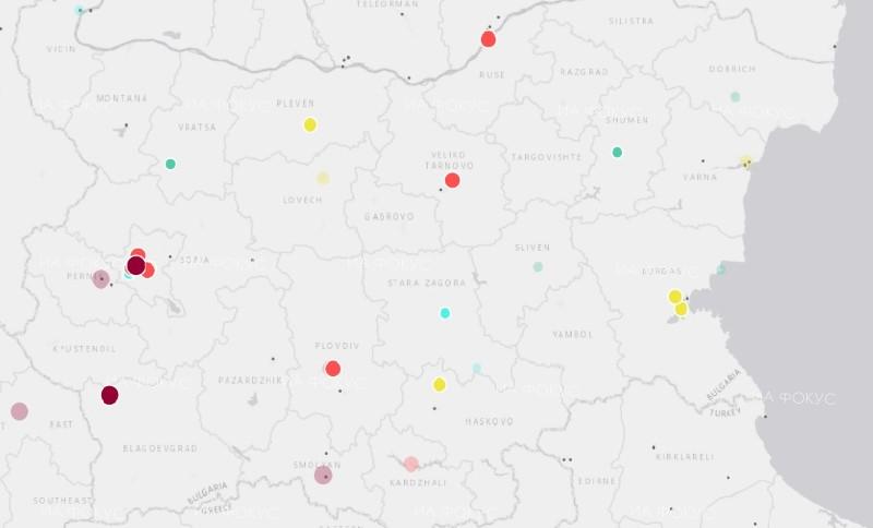 В 8 града у нас е отчетено замърсяване на въздуха
