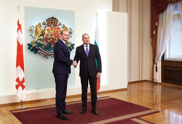 Президентът Румен Радев и министър-председателят на Грузия Мамука Бахтадзе обсъдиха възможностите за интензифициране на двустранния икономически обмен и сътрудничество