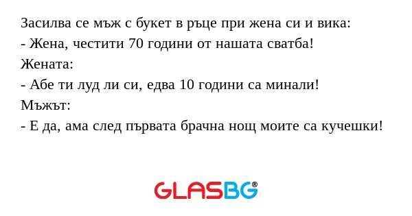 Засилва се мъж с букет в ръце при...