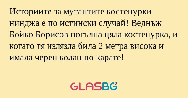 Историите за мутантите костенурки...