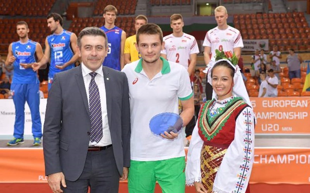 Станислав Драмов е най-добро либеро на Евроволей 2016