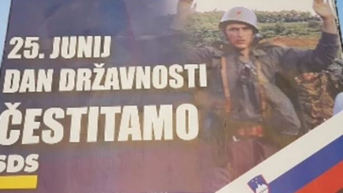 „Опсервер“ (Македония): Любляна осъмна с противоречив билборд по повод годишнината от обявяването на независимостта й