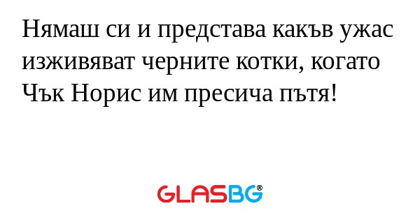 Нямаш си и представа какъв ужас...