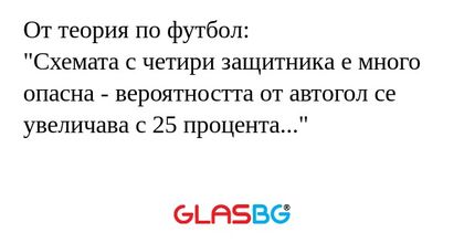 От теория по футбол: 