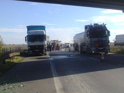 Вижте бирената катастрофа на магистралата (ВИДЕО и ГАЛЕРИЯ)