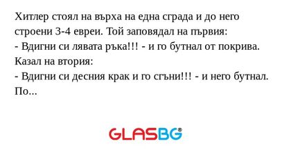 Хитлер стоял на върха на една сграда...