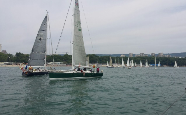 Парад на буквите в морето на Varna Channel Cup
