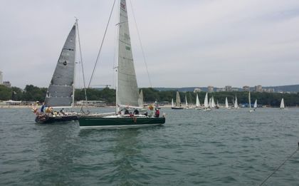 Парад на буквите в морето на Varna Channel Cup